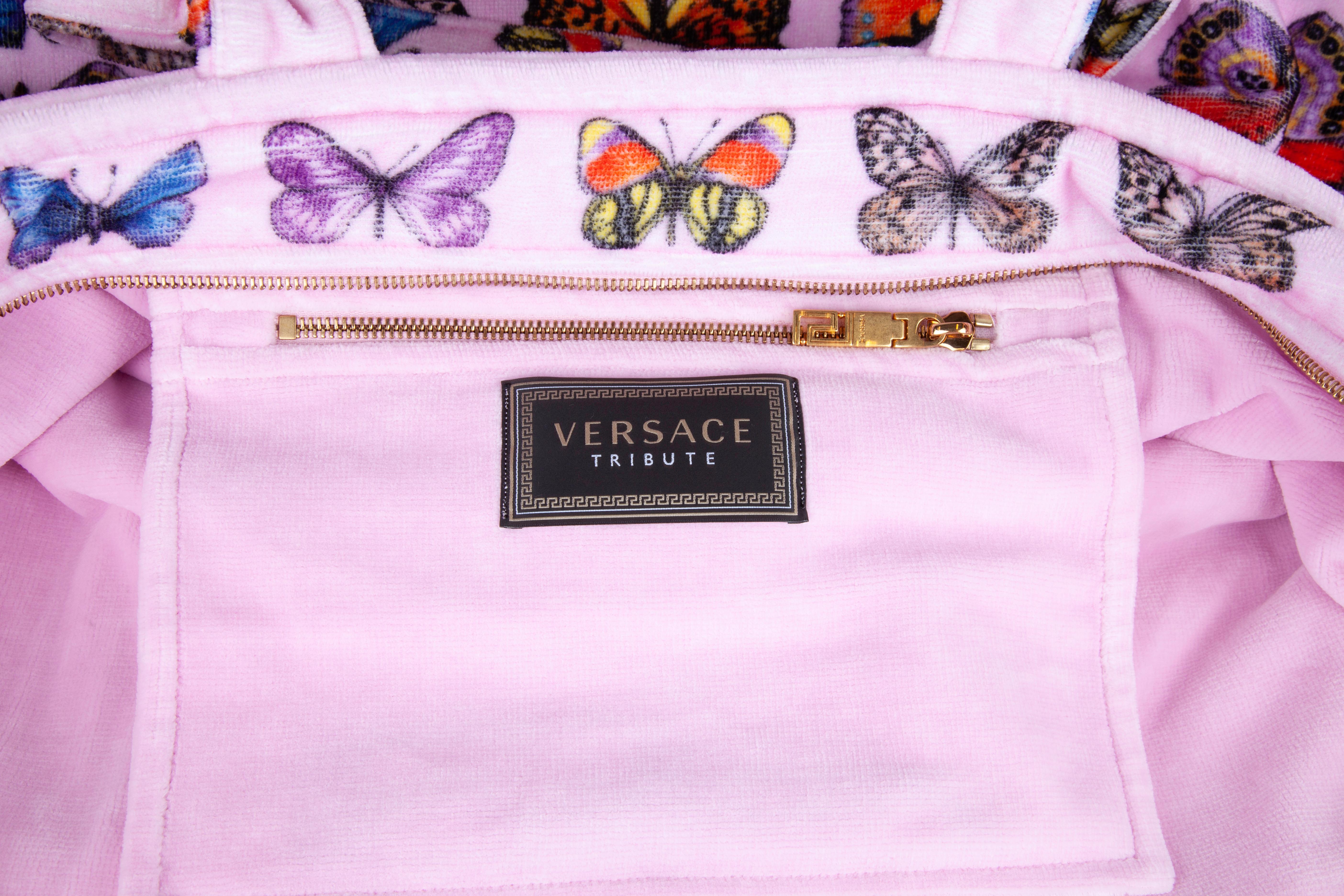 versace butterfly tote