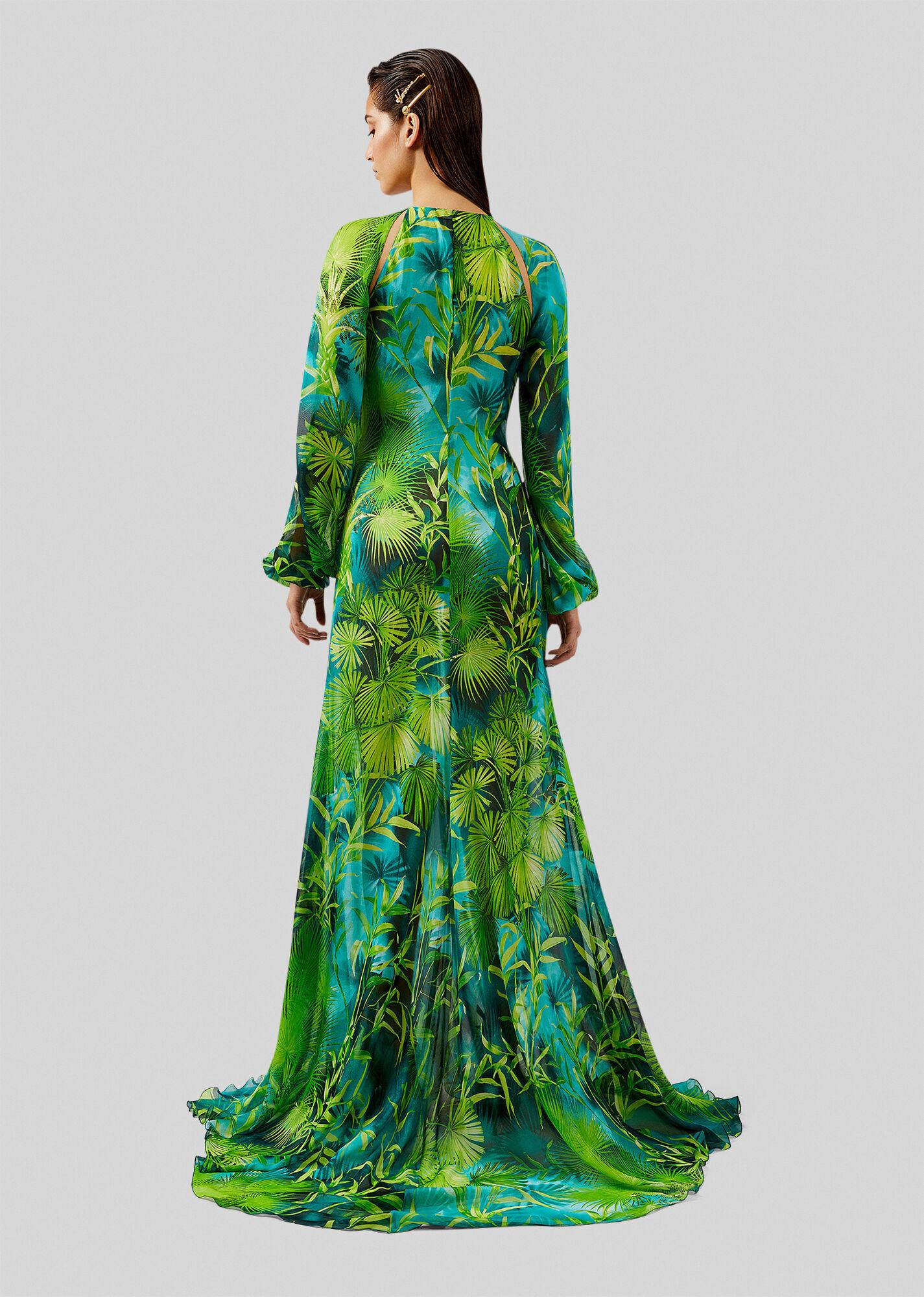 versace dresses  jungle floor lengthy it40 long formal dress