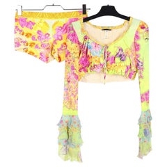 Traje de seda Versace SS 2004