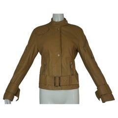 Versace Studded Leather Motorcycle Jacket