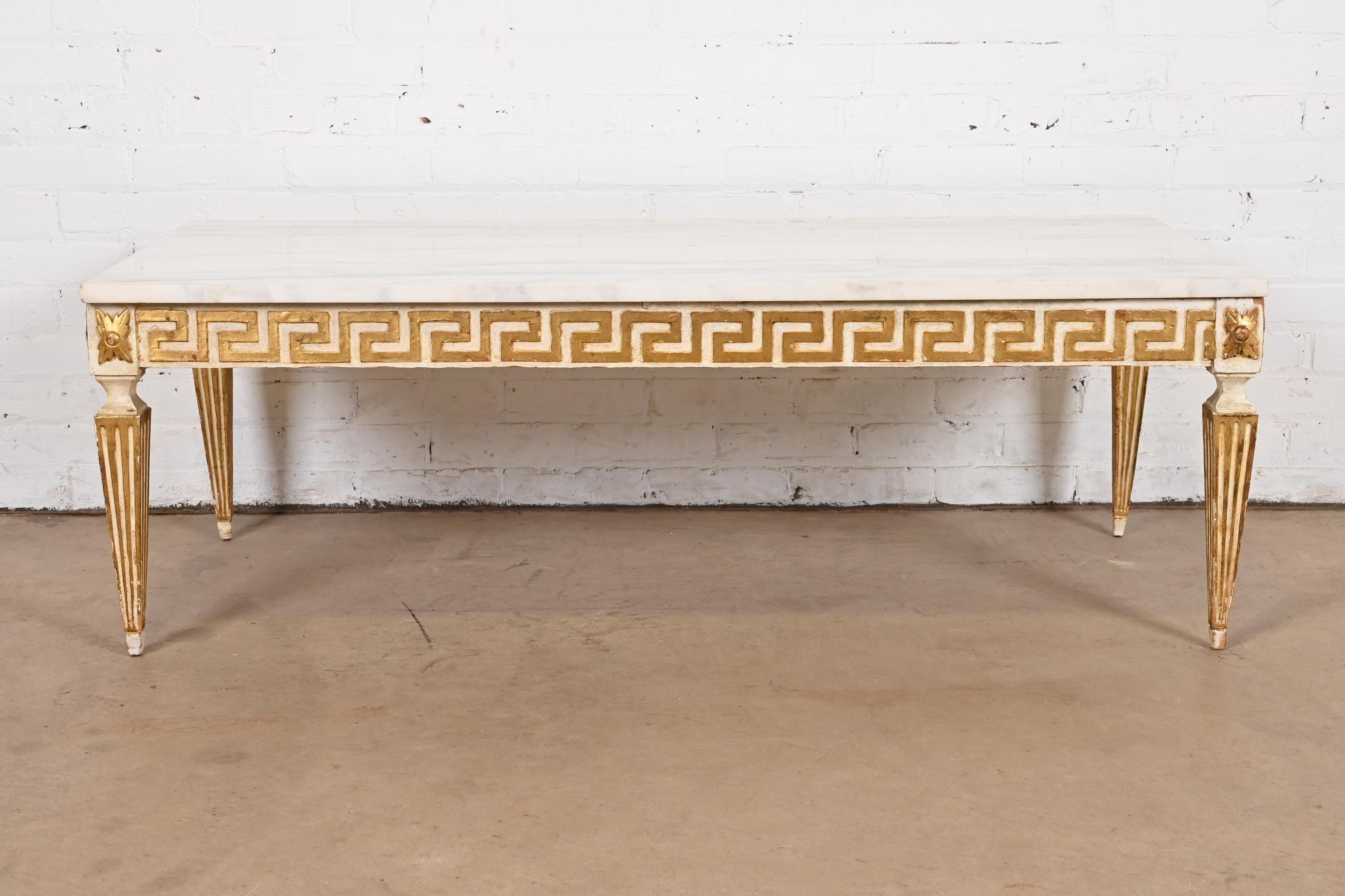 greek key coffee table