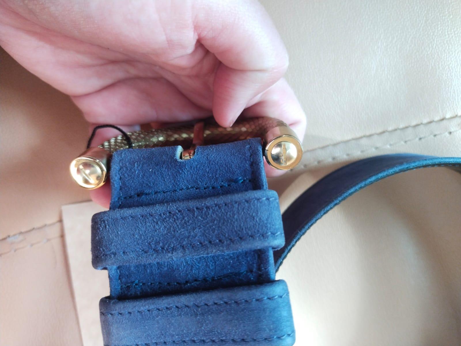 Versace suede Vintage belt from 1990s 14