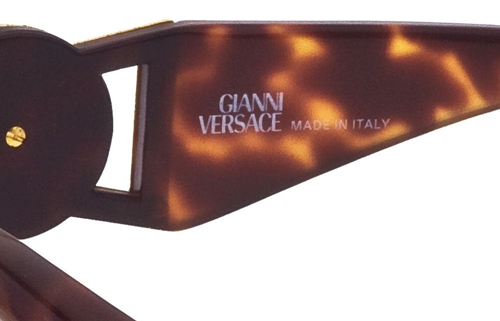 Brown Versace Sunglasses Mod 424/M Col 869 For Sale