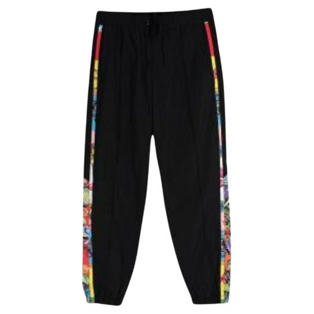 Versace Tapered printed shell pants For Sale