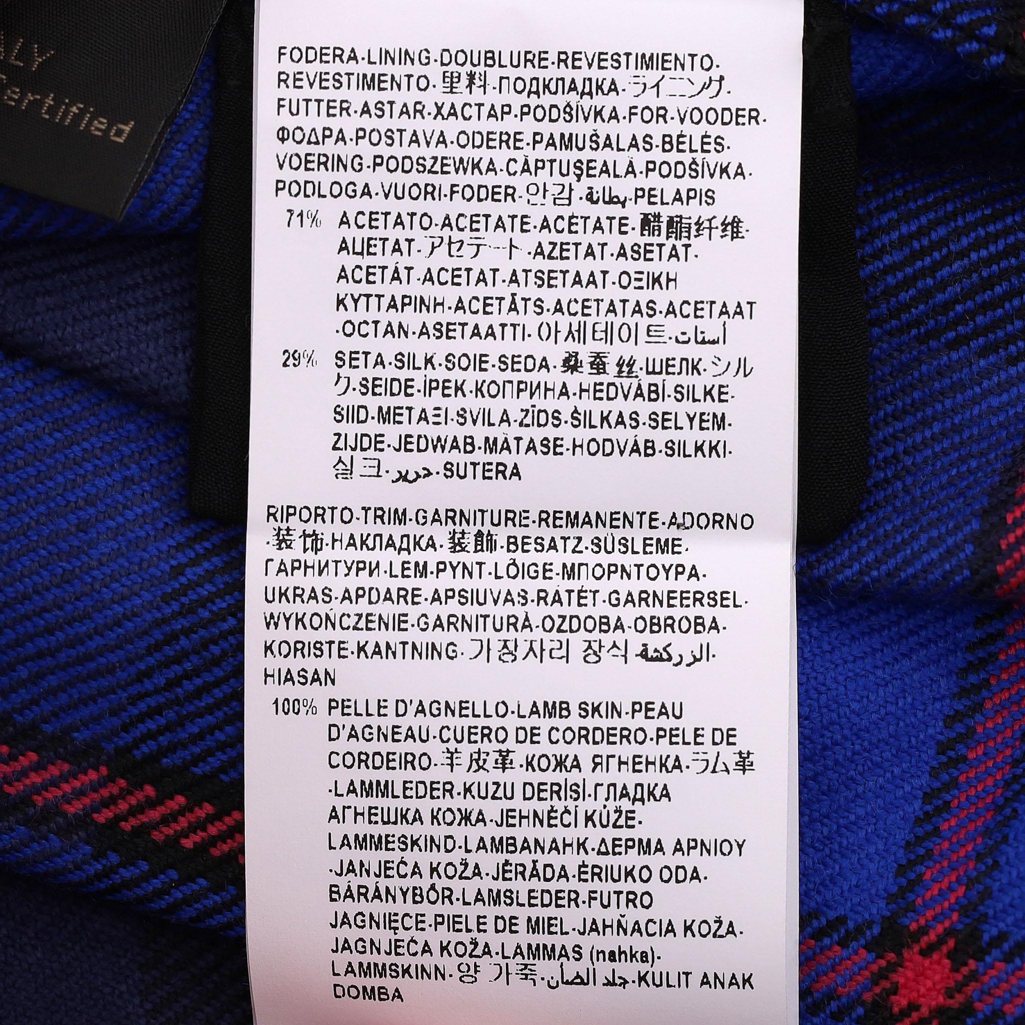 Versace Tartan Wool Pleated Skirt en venta 4