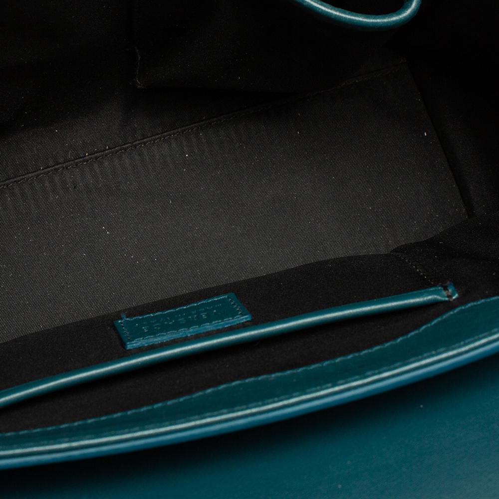 Kleine Medusa Medusa-Tasche aus grünem Leder von Versace in Tealgrün 7