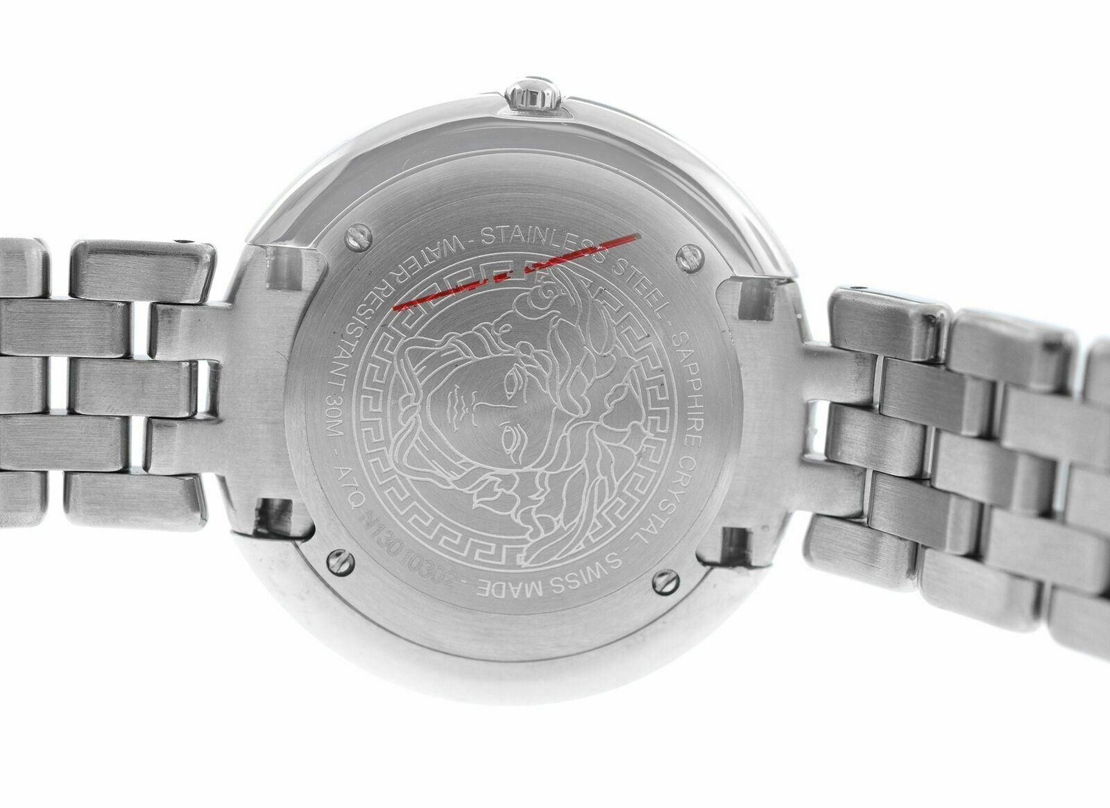 Versace THEA VA706/ 0013 Stainless Steel Quartz Watch For Sale 2