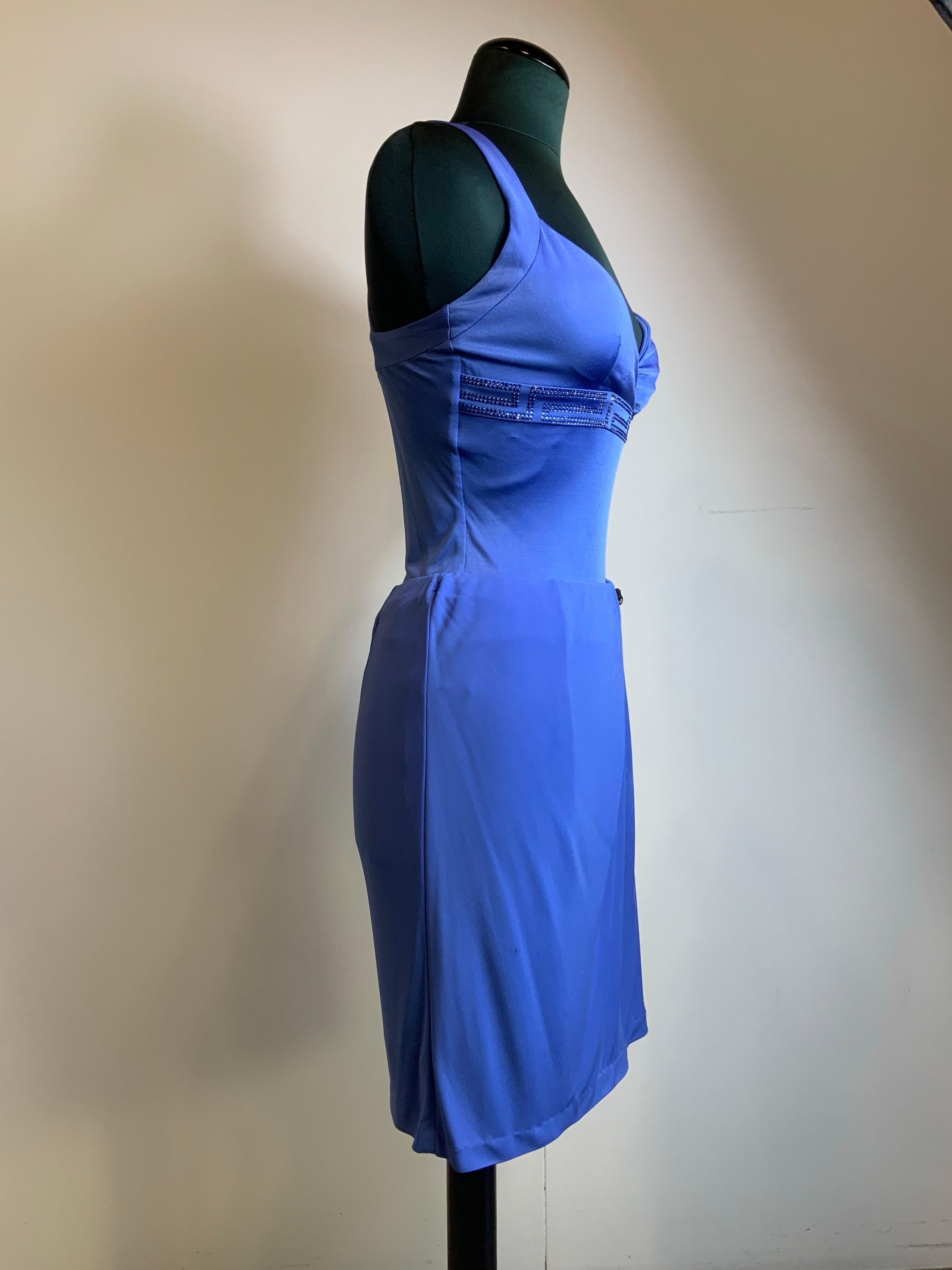 Conjunto de top y falda Versace Azul en venta