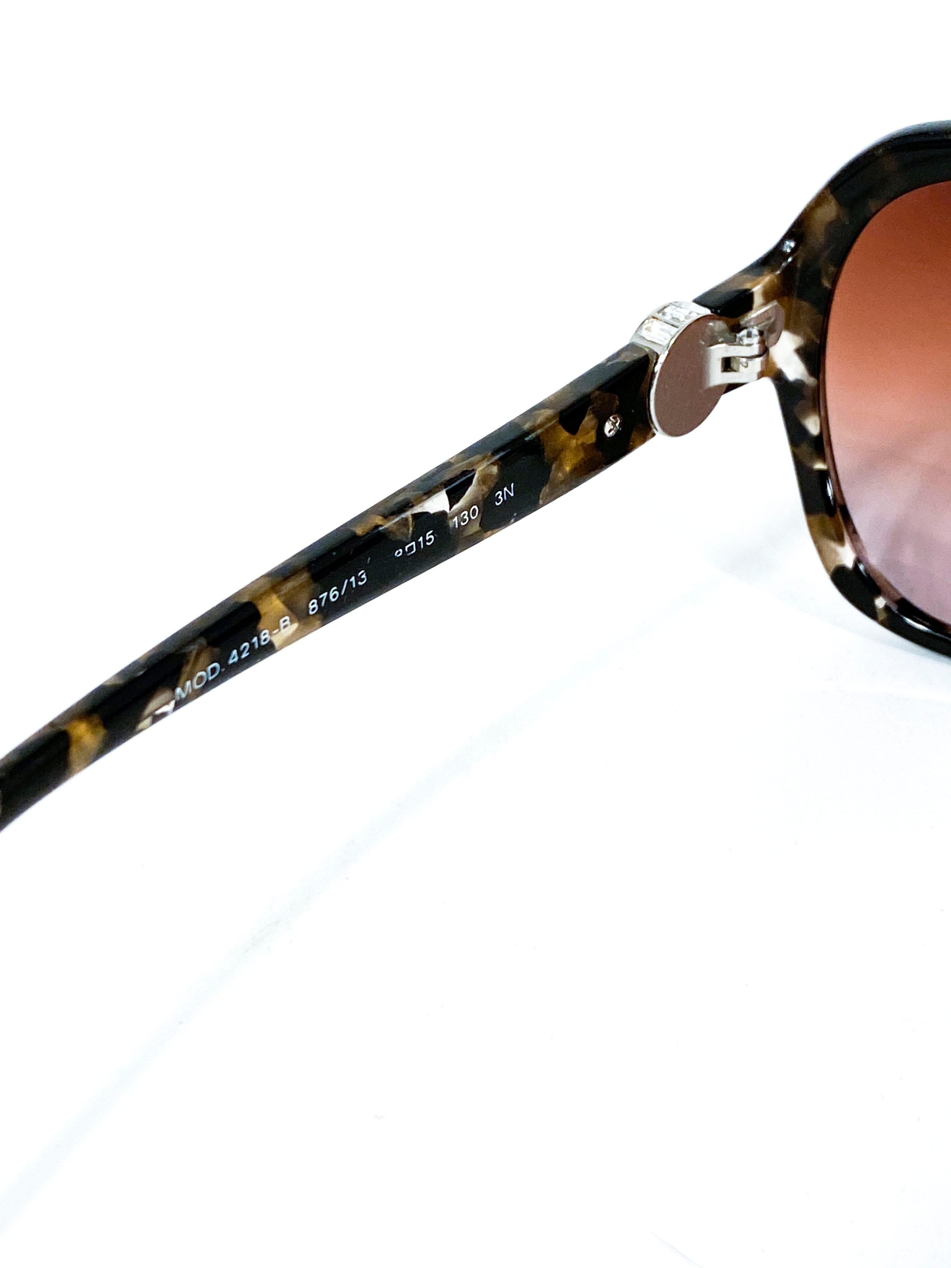 Versace Tortoise Pattern Sunglasses 2