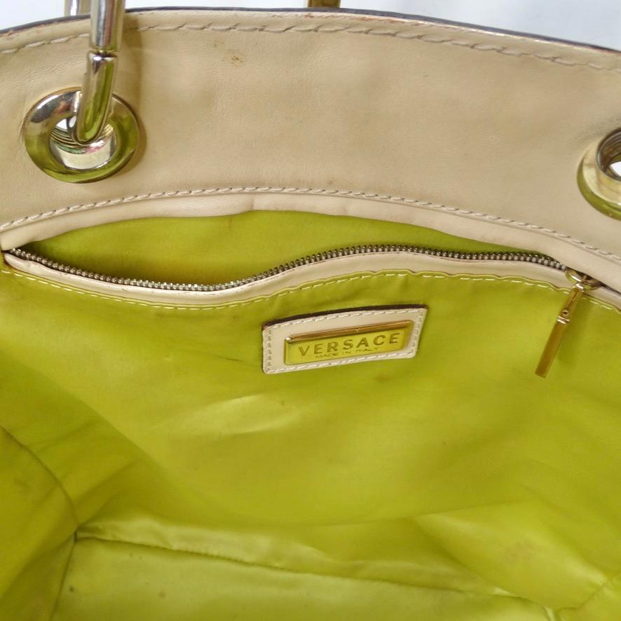 Versace Tote Bag Multi Colored and Rare 6