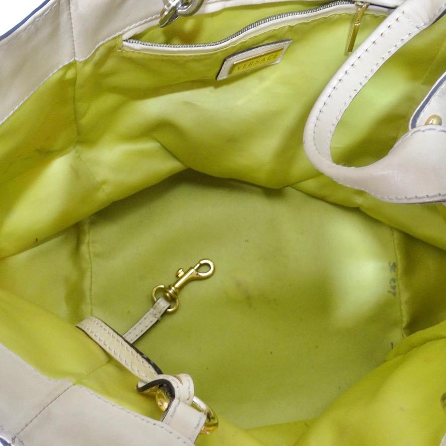 Versace Tote Bag Multi Colored and Rare 4