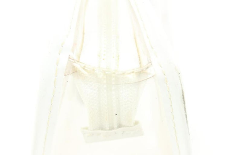 Versace Translucent Vinyl x White Medusa Clear Tote Bag 36v413s For ...