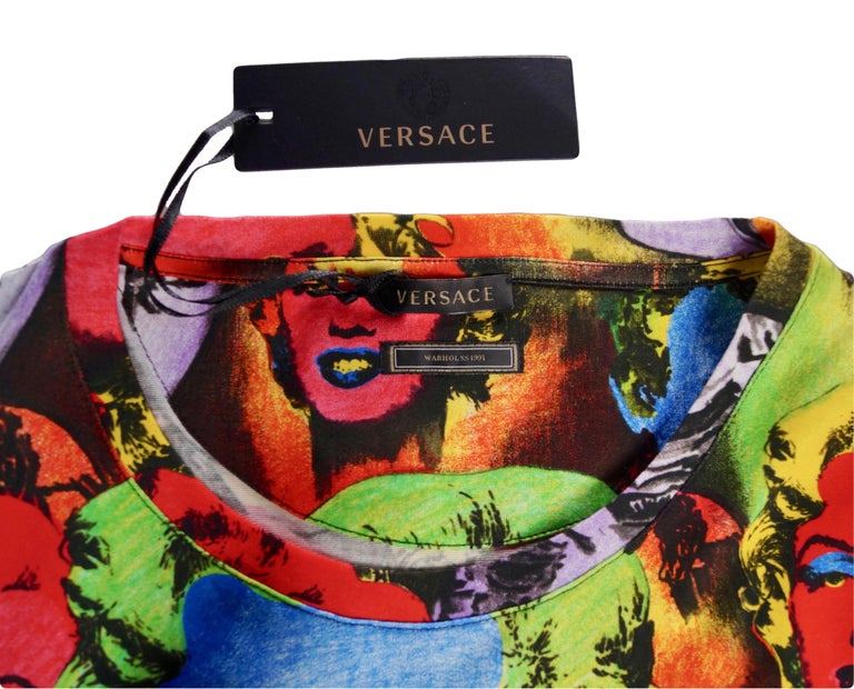 VERSACE Tribute 2017 Warhol SS 1991 Marilyn Monroe and James Dean T-shirt