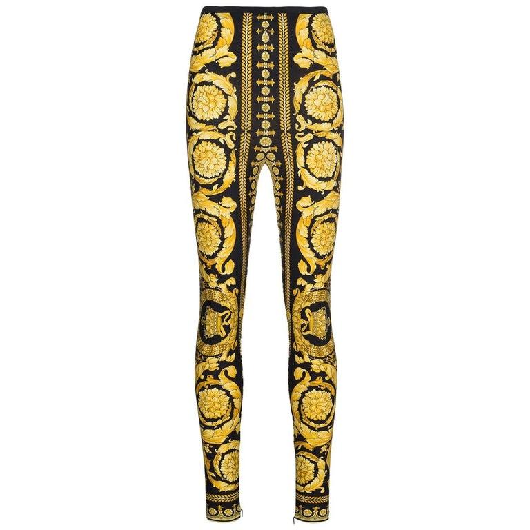 versace baroque leggings