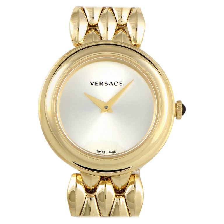 Versace VFlare GoldPlated Quartz Watch VEBN00718 at 1stDibs
