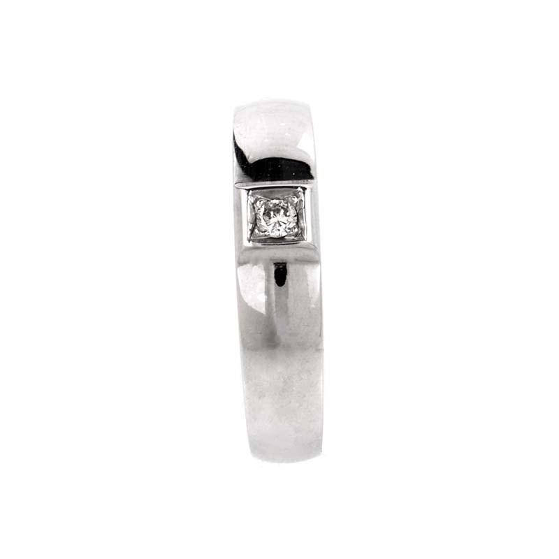 versace white gold ring
