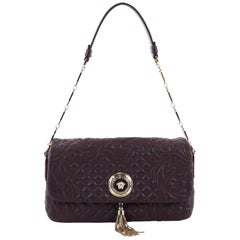 Versace Vanitas Medea Flap Bag Barocco Leather Small