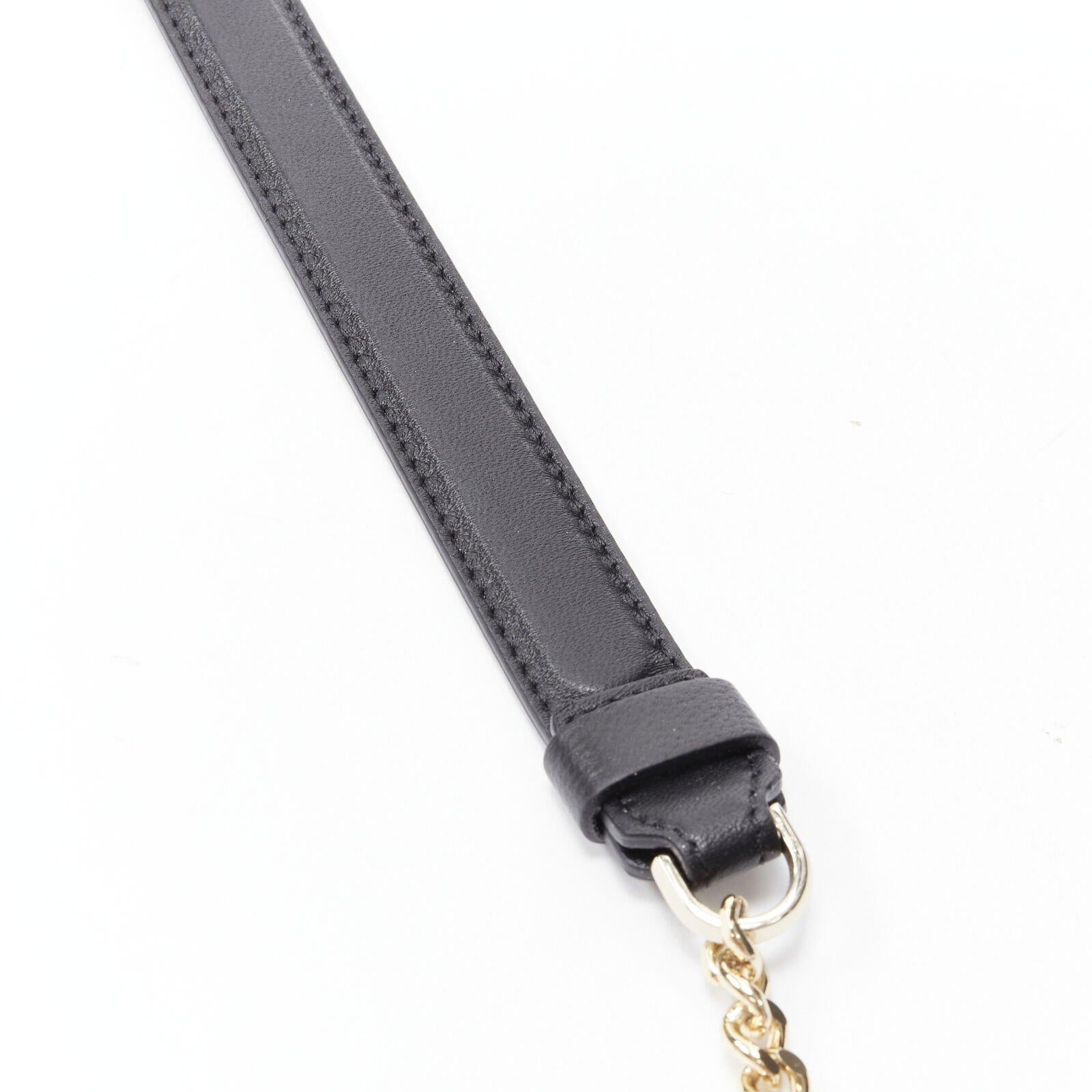 VERSACE Vanitas quilted black baroque gold Medusa metal chain crossbody bag For Sale 3