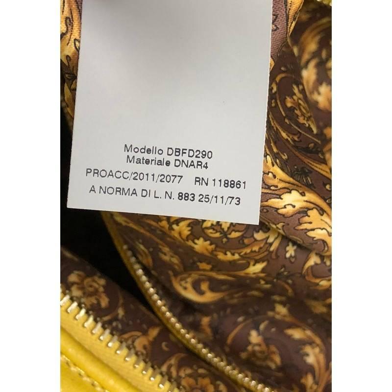 Versace Vanitas Zip Satchel Barocco Leather Large 7