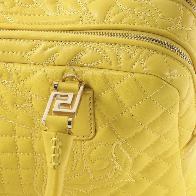 Versace Vanitas Zip Satchel Barocco Leather Large 5