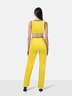 Versace Versace Intensive Lemon Yellow Athleisure Set Size S