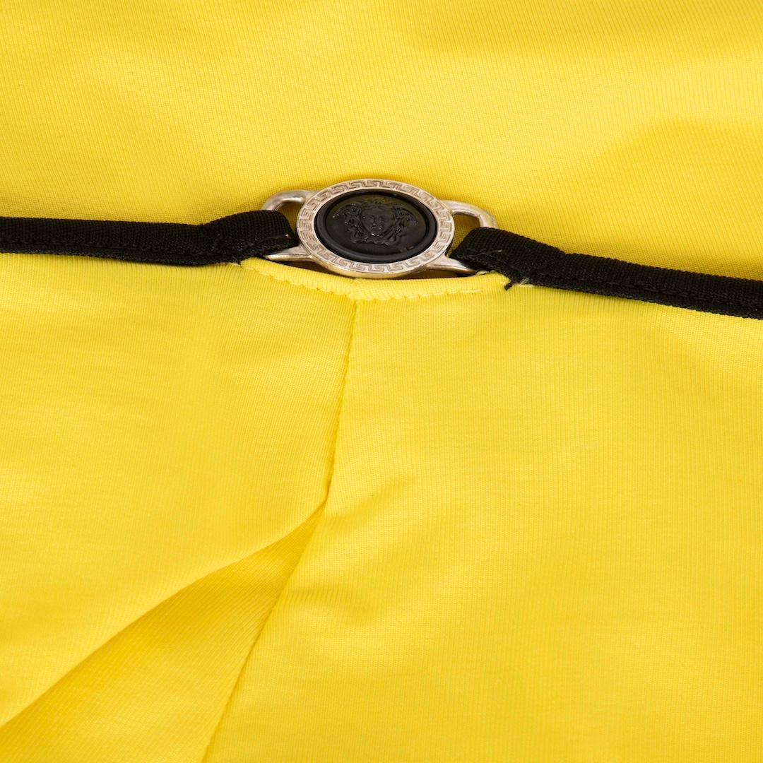 Versace Ensemble Athleisure Intensif Jaune Citron Taille S Excellent état - En vente à London, GB