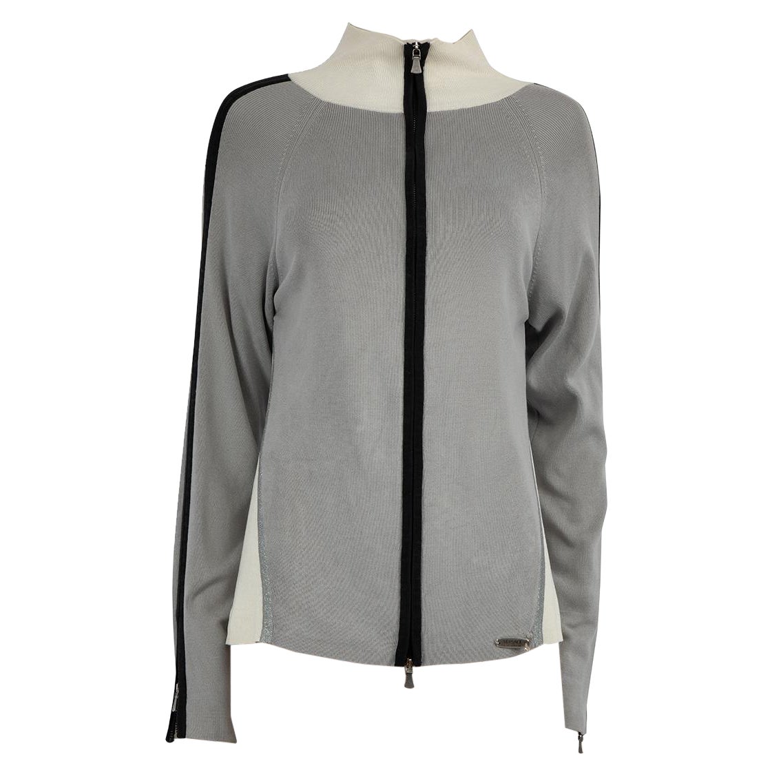Versace Jeans Couture Vintage zippé gris Taille L
