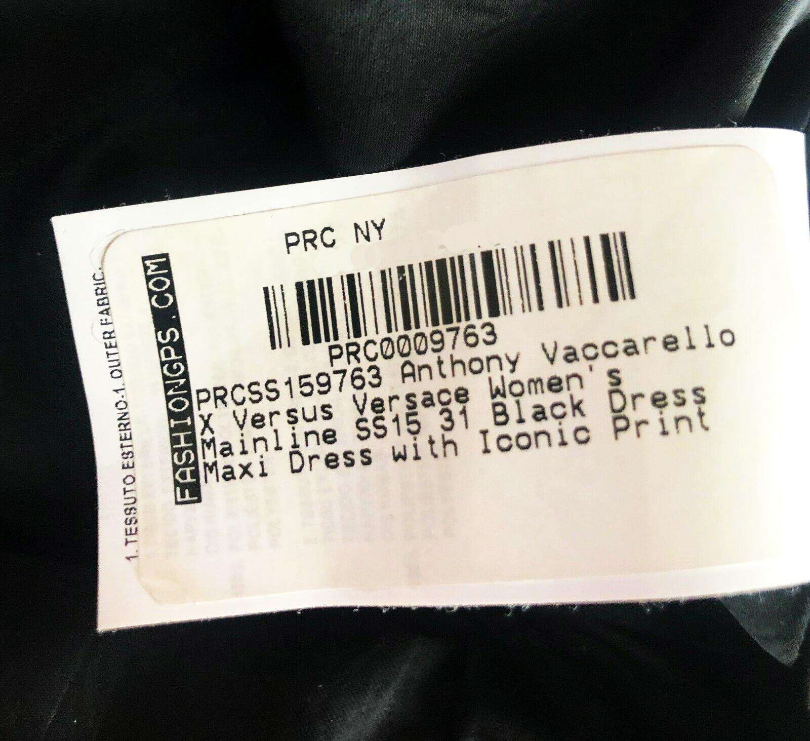 Versace VERSUS + Anthony Vaccarello iconic print maxi dress 38 - 2, 42 - 6 9