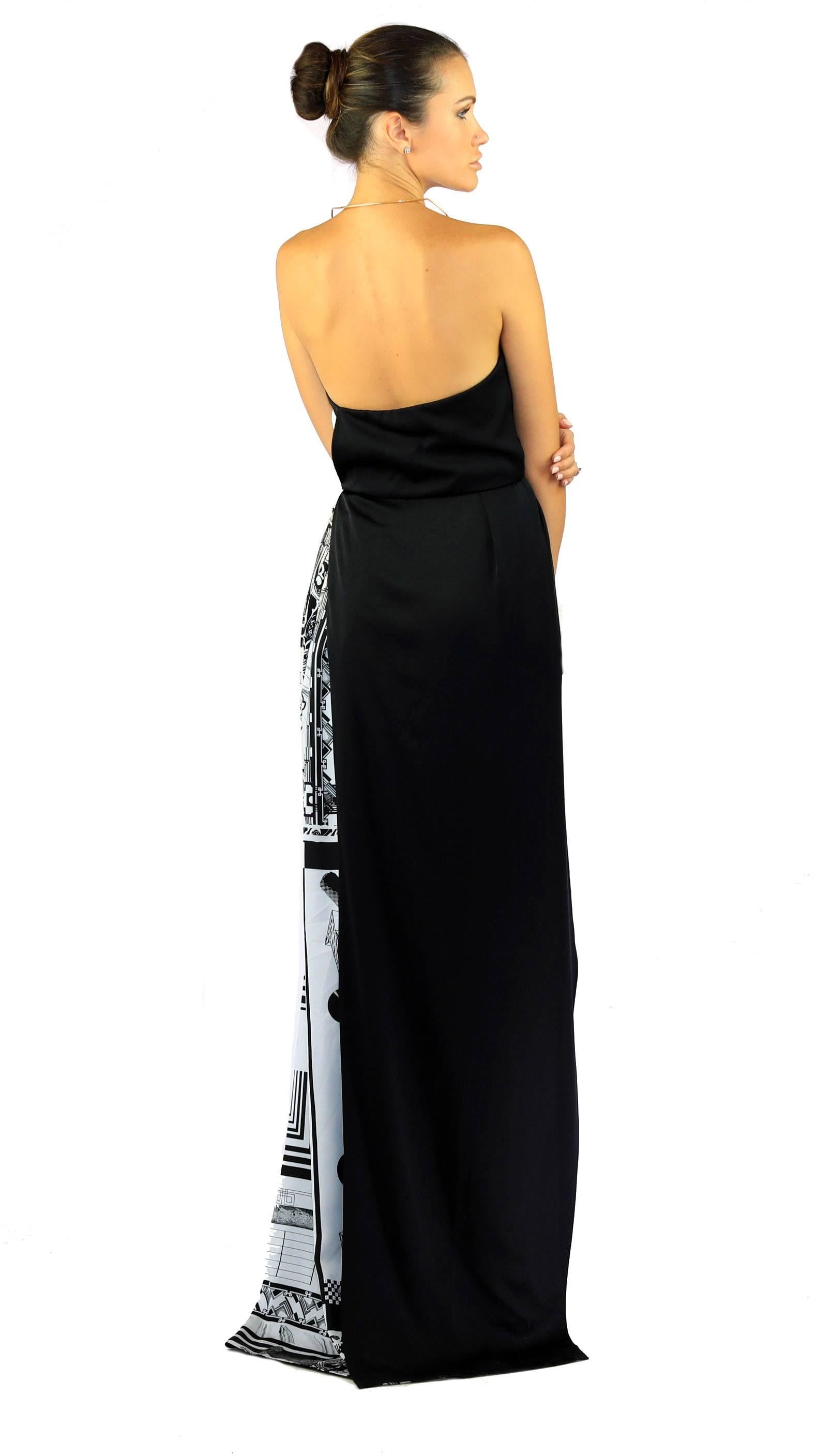 Women's Versace VERSUS + Anthony Vaccarello iconic print maxi dress 38 - 2, 42 - 6 For Sale