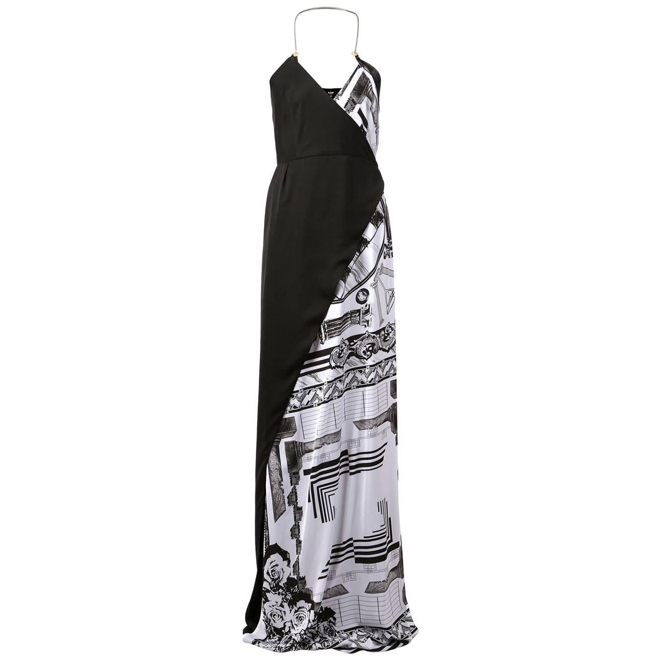 Versace VERSUS + Anthony Vaccarello iconic print maxi dress 38 - 2, 42 - 6 For Sale