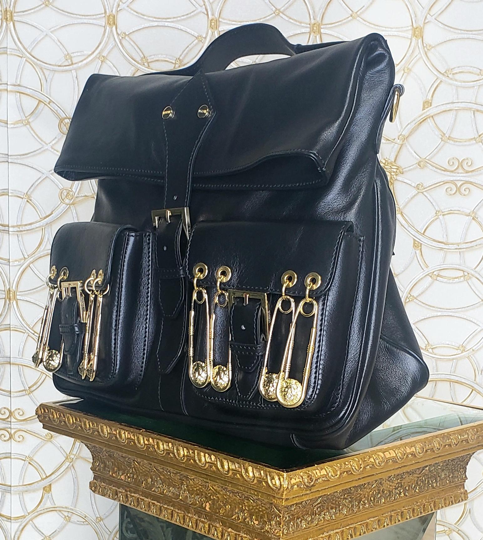 black and gold handbag