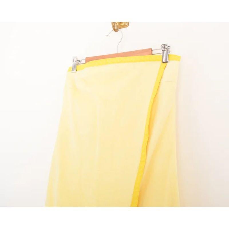 90's Versace Versus Pastel Yellow Terry Cloth Pool Side Cover Up - Beach Dress For Sale 3