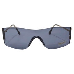 Versace Retro 1990's Shield Sunglasses