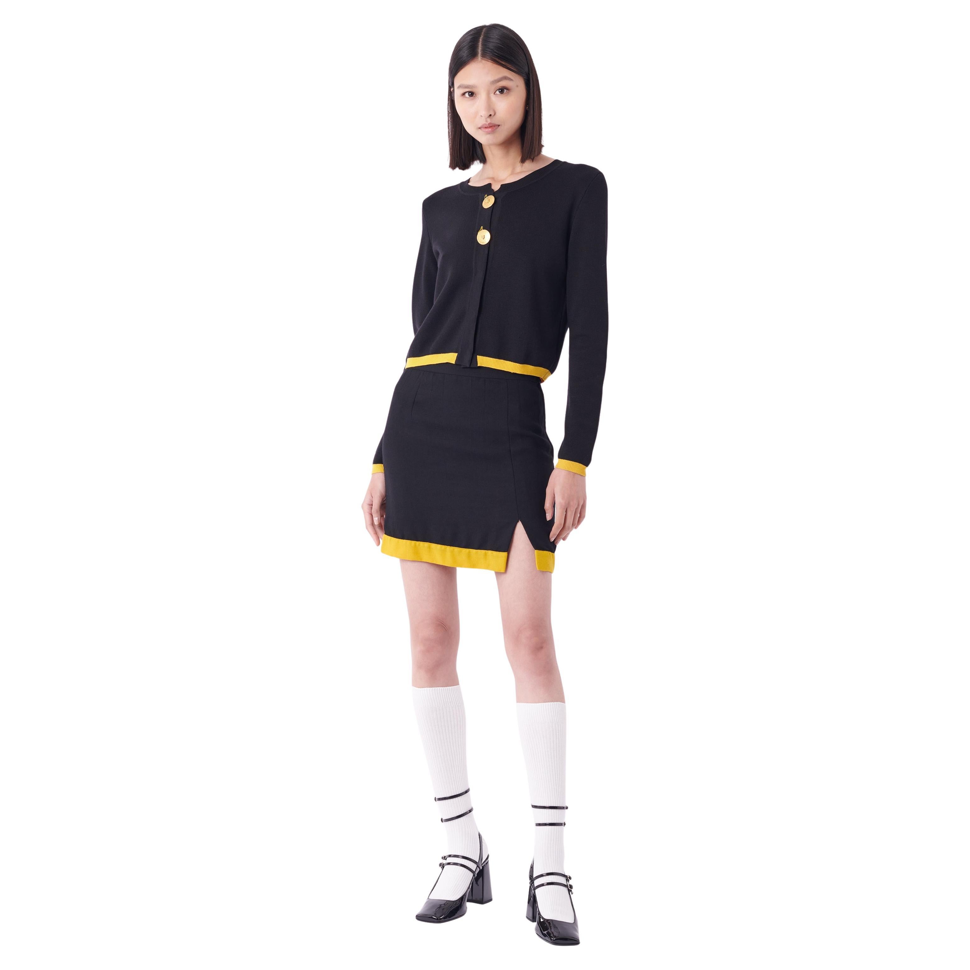 Traje de chaqueta y falda Versace Vintage F/W 1991