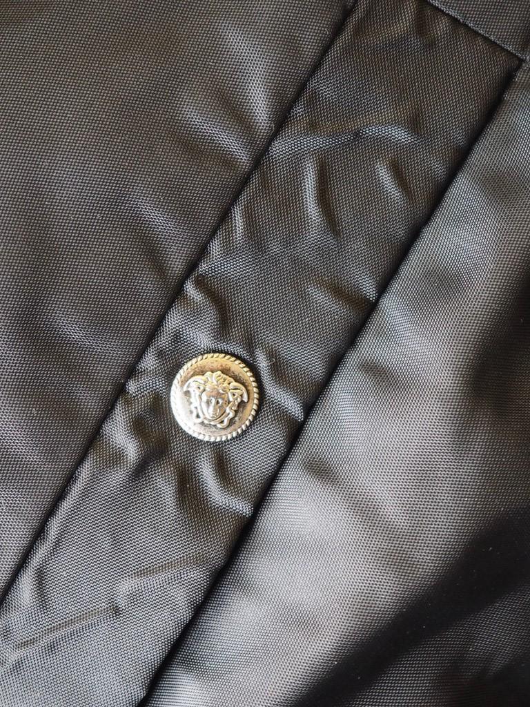 versace vintage leather jacket