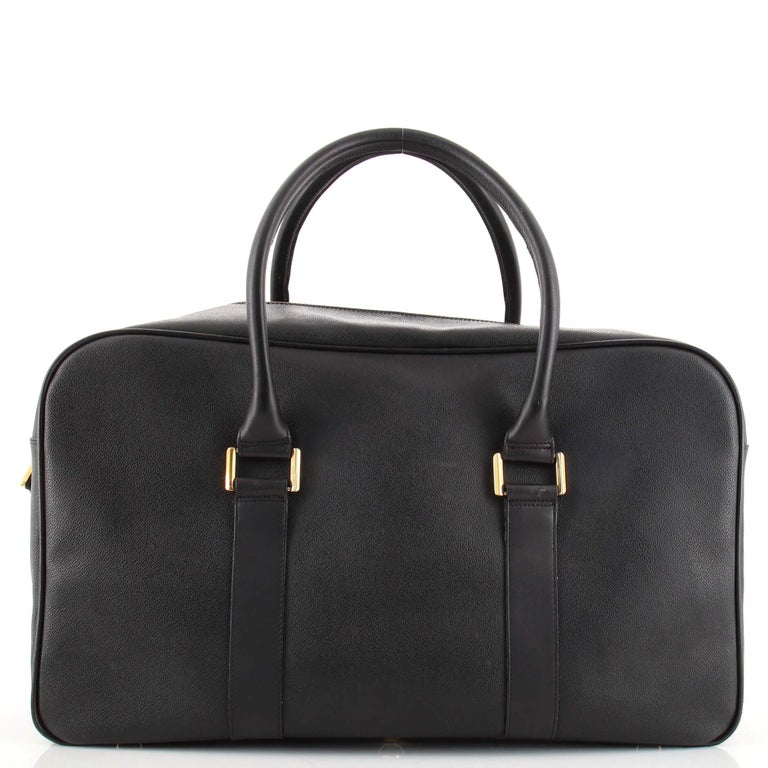 Versace Vintage Medusa Duffle Bag Leather Large at 1stDibs