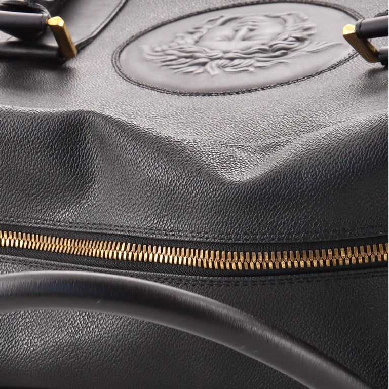 Versace Vintage Medusa Duffle Bag Leather Large at 1stDibs