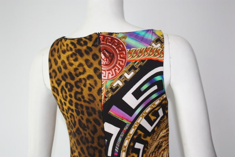 versace sleeveless top
