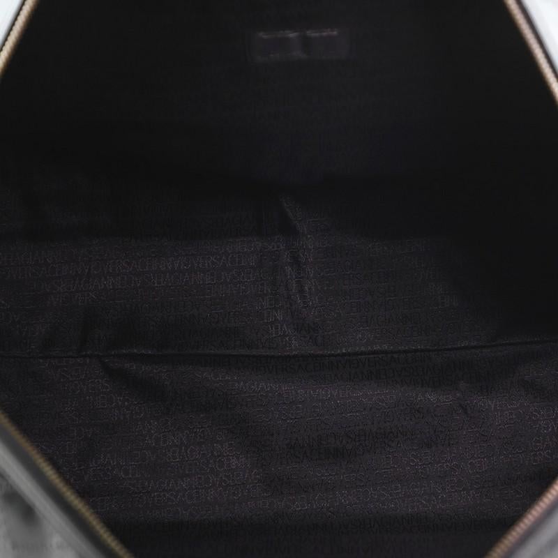 Versace Vintage Sun Duffle Bag geprägtes Leder groß für Damen oder Herren