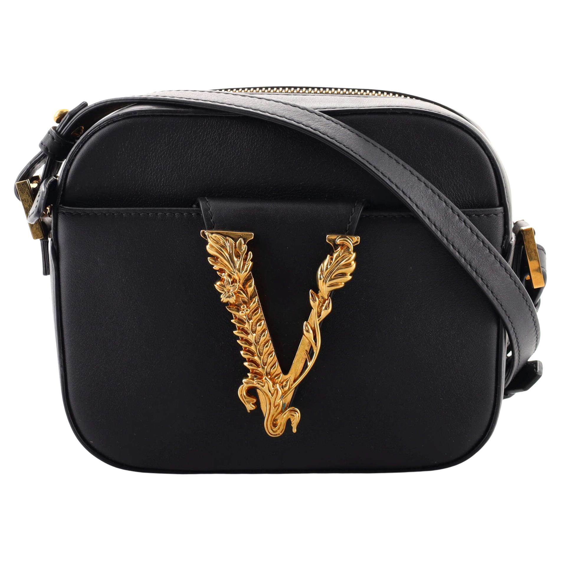 Versace Virtus Camera Bag Leather