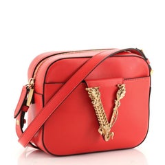Versace Virtus Crossbody Bag Leather