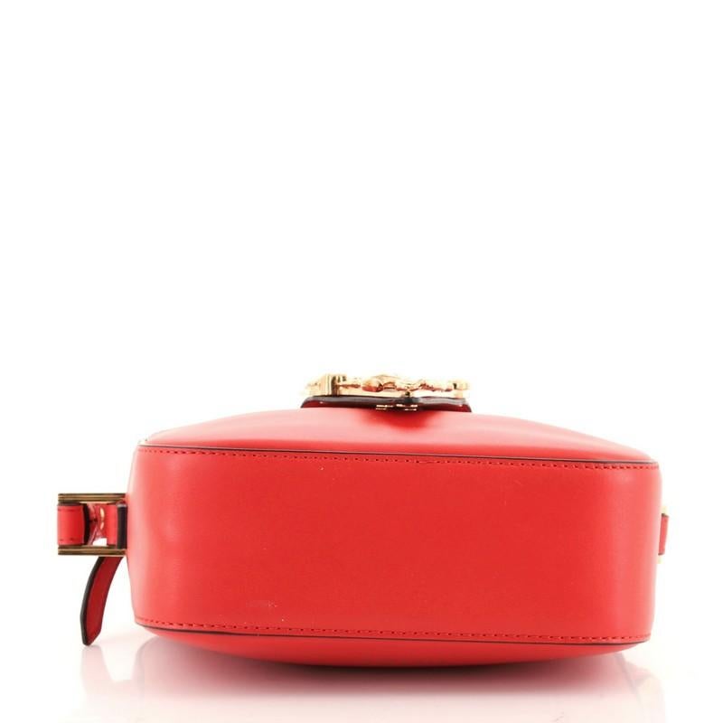 Versace Virtus Crossbody Bag Leather In Good Condition In NY, NY