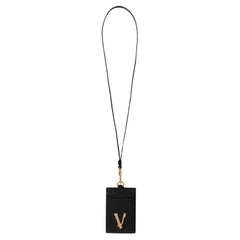 Tarjetero Versace Virtus Negro