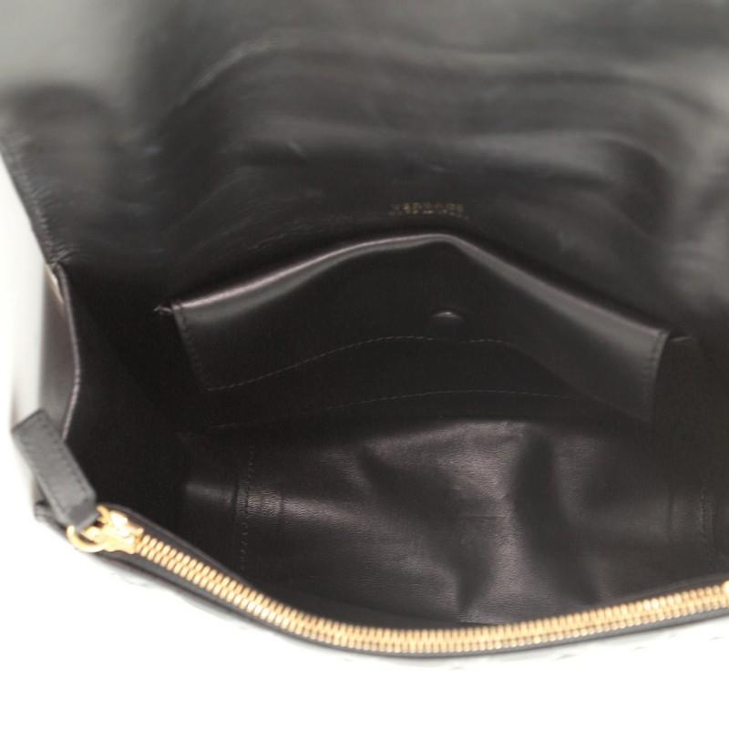 Versace  Virtus Shoulder Bag Quilted Leather Small In Good Condition In NY, NY