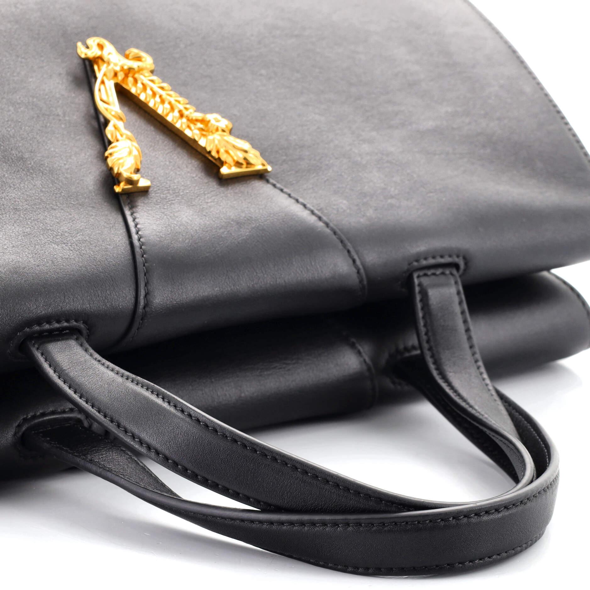 Versace Virtus Tragetasche aus Leder 3