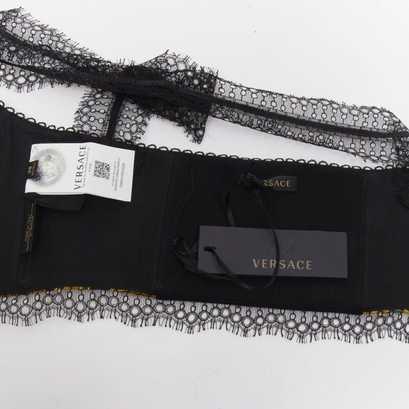 VERSACE Voyaga Barocco Druck Spitze Bustier-BH-Oberteil Kylie Jenner IT38 2