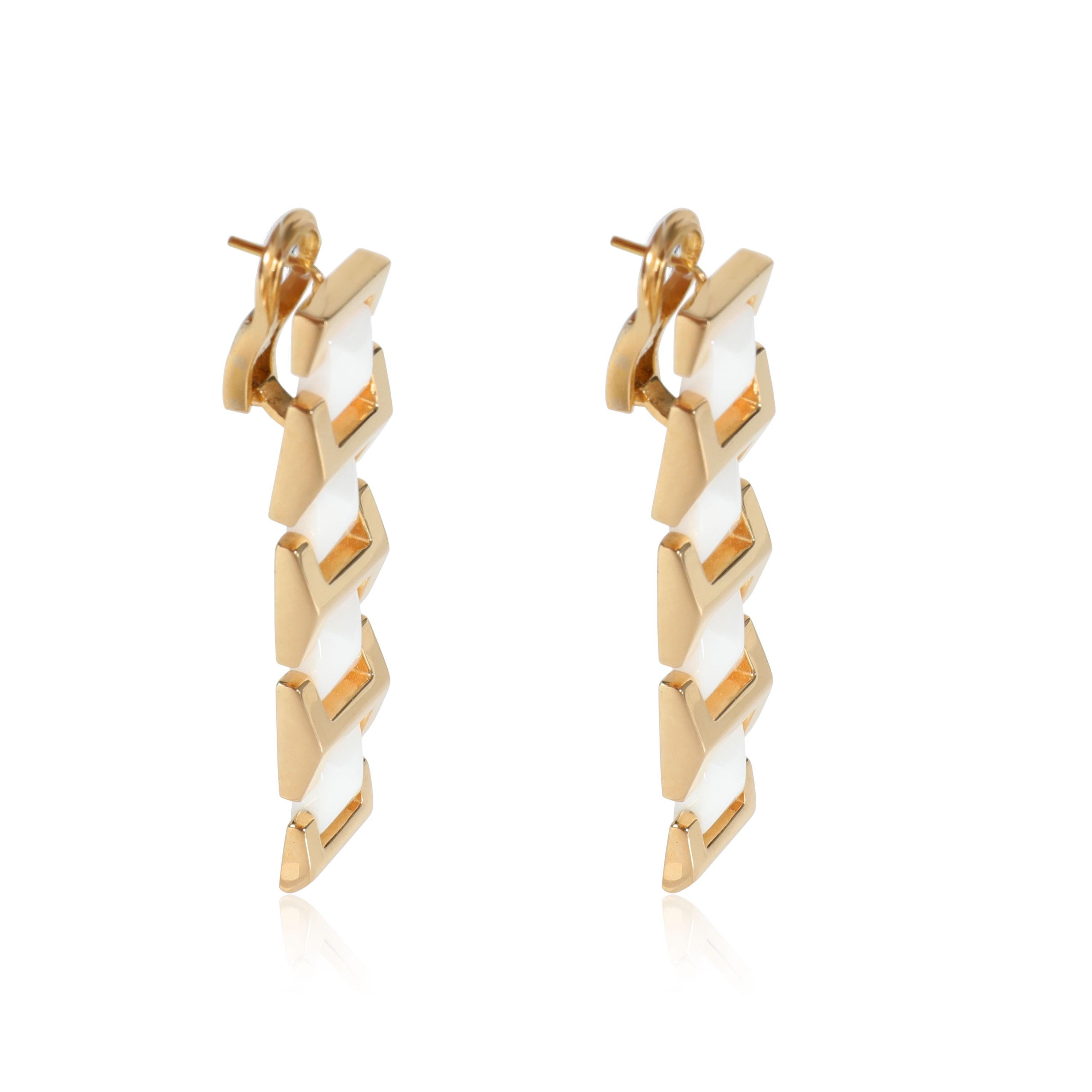 18k gold versace earrings
