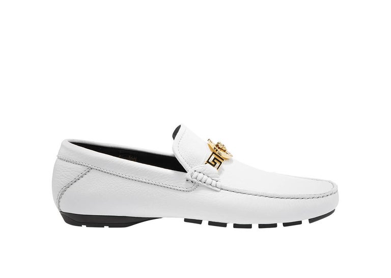 Versace White Bloafer main image 0