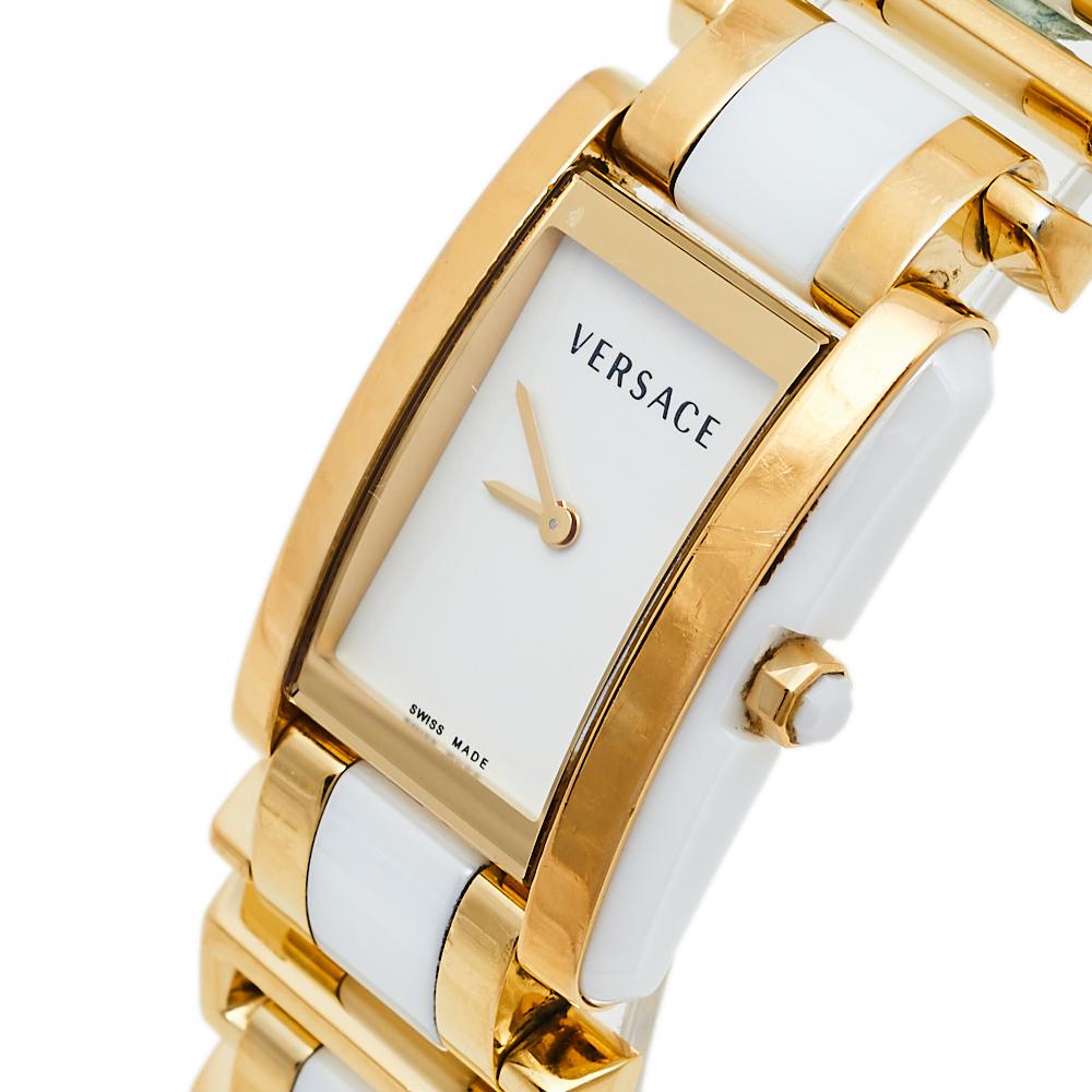 versace rectangle watch