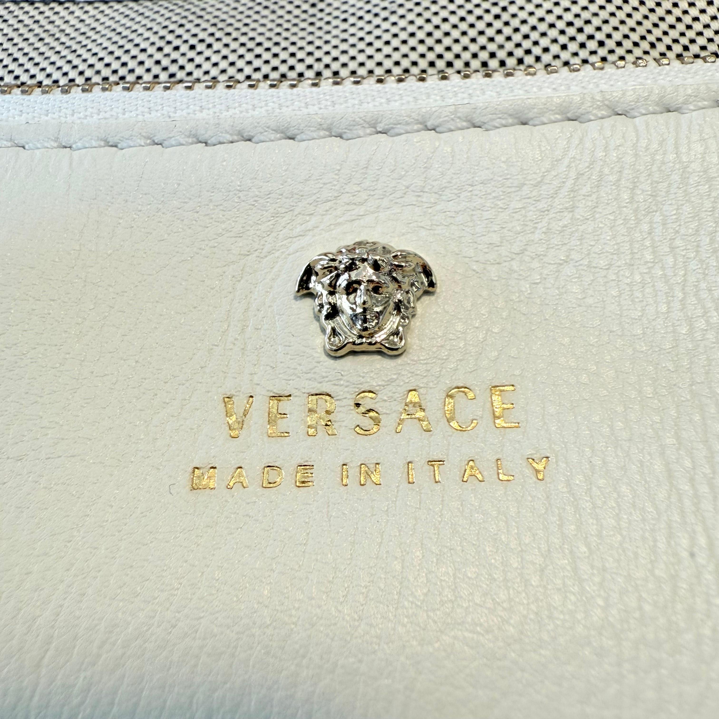 Versace Bolso Palazzo Imperio Piel Blanco en venta 6